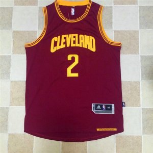 Maillot De Basket Cleveland Cavaliers Kyrie Irving 2 Brode AU Fabric Rouge